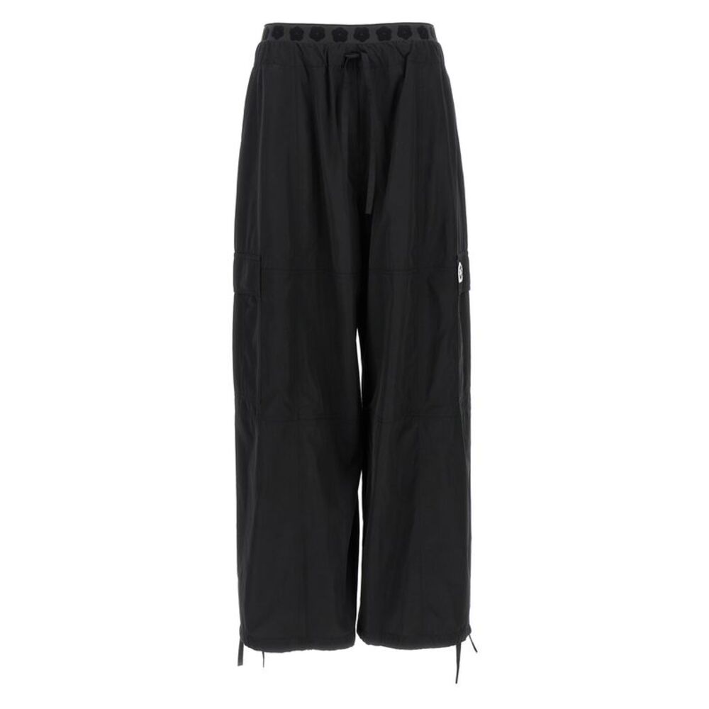 Kenzo Black Polyester Cargo Women's Pants